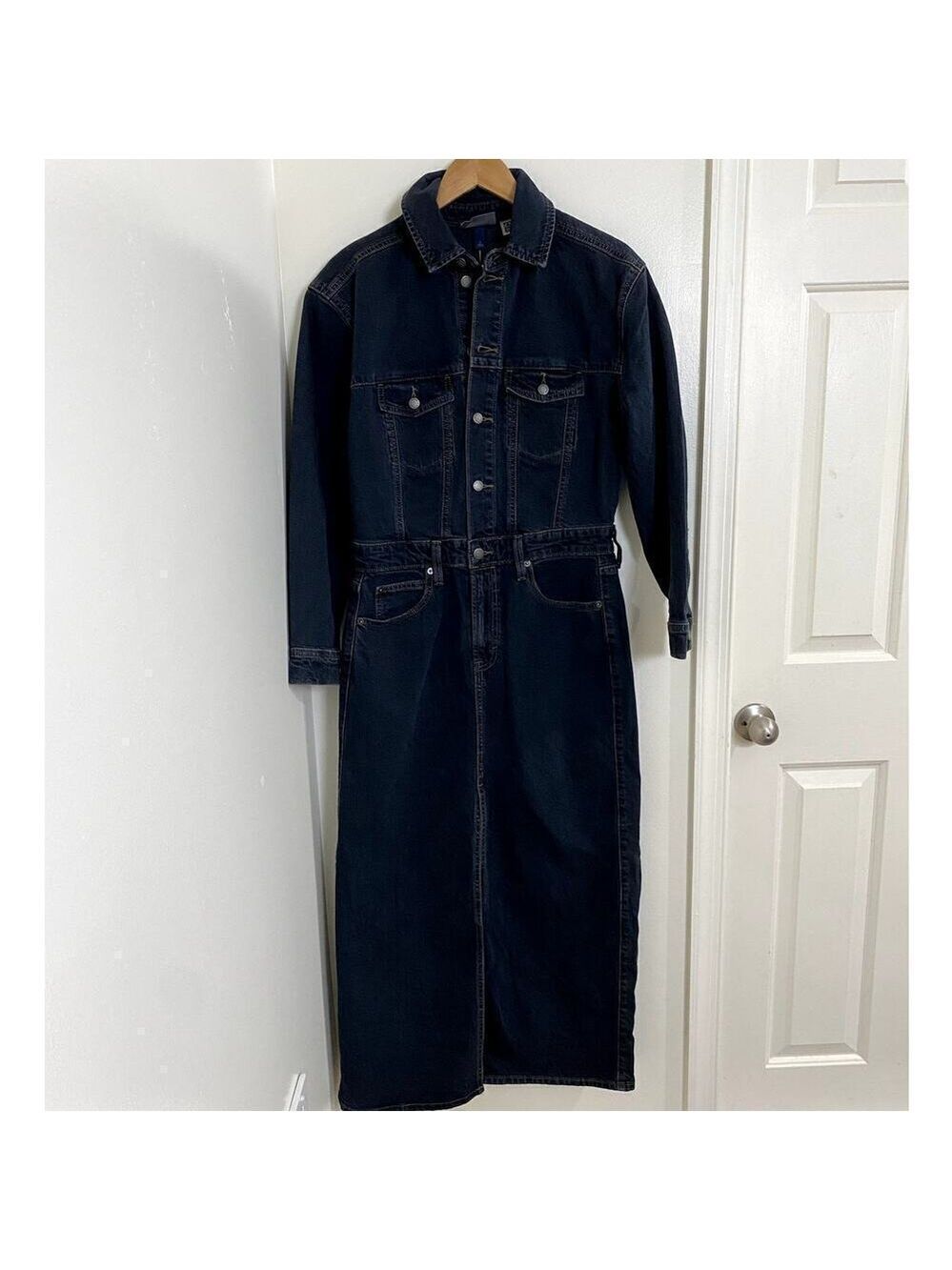 Universal Thread Black Wash Denim Dress -  NWT